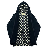 (DESIGNERS) 2000'S～ GOMME HOMME POLKA DOT PATTERN LAYERED STYLE ZIP UP HOODIE