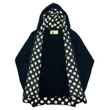 (DESIGNERS) 2000'S～ GOMME HOMME POLKA DOT PATTERN LAYERED STYLE ZIP UP HOODIE