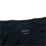 (DESIGNERS) MADE IN ROMANIA ALEXANDER McQUEEN FRONT PACKET VELOUR PANELED FLY FRONT DRESS SHIRT