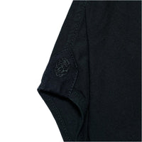 (DESIGNERS) MADE IN ROMANIA ALEXANDER McQUEEN FRONT PACKET VELOUR PANELED FLY FRONT DRESS SHIRT