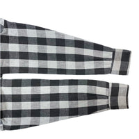 (VINTAGE) 1980'S～ MADE IN USA DAKOTA by FIVE BROTHER BLOCK CHECKERED HEAVY FLANNEL WESTERN SHIRT