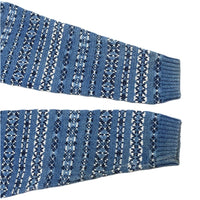 (VINTAGE) 1980'S～ MADE IN SCOTLAND L.L.BEAN FAIR ISLE PATTERN INDIGO DYED COTTON KNIT