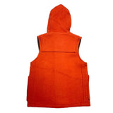 (vintage) GLOVERALL DUFFLE COAT TYPE HOODED WOOL VEST