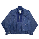 (unique) 1980'S～ BERKLY ROAD LAYERED STYLE DESIGN DEFORMED DENIM JACKET