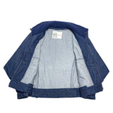 (unique) 1980'S～ BERKLY ROAD LAYERED STYLE DESIGN DEFORMED DENIM JACKET