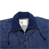 (unique) 1980'S～ BERKLY ROAD LAYERED STYLE DESIGN DEFORMED DENIM JACKET