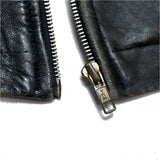 (vintage) 1980'S～ UNKNOWN FRENCH ARMY TYPE 2WAY DESIGN LEATHER PILOT JACKET