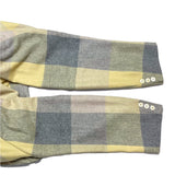 (designers) 1980'S～ MADE IN JAPAN ISSEY MIYAKE odds on BLOCK CHECKERED WOOL DOUBLE BREASTED BLAZER JACKET