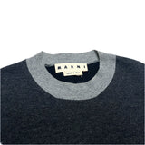 (designers) 2020 MADE IN ITALY MARNI 4 COLOR PANELED DESIGN KNIT