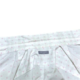 (designers) AD2001 MADE IN JAPAN COMME des GARCONS HOMME LATTICE PATTERN X POLKA DOT PATTERN PIGMENT PRINTED SHORT SLEEVE SHIRT