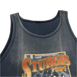 (t-shirt) 1991 HARLEY DAVIDSON SUPER FADED DOUBLE SIDED PRINT TANK TOP