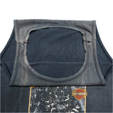 (t-shirt) 1991 HARLEY DAVIDSON SUPER FADED DOUBLE SIDED PRINT TANK TOP
