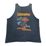 (t-shirt) 1991 HARLEY DAVIDSON SUPER FADED DOUBLE SIDED PRINT TANK TOP