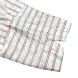 (vintage) 1960'S～ KAUFMANN'S STRIPED LOOP COLLAR SHORT SLEEVE BOX SHIRT