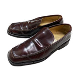 (other) 1990'S～ MADE IN ITALY OLD GUCCI SQUARE TOE LEATHER LOAFERS