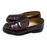 (other) 1990'S～ MADE IN ITALY OLD GUCCI SQUARE TOE LEATHER LOAFERS