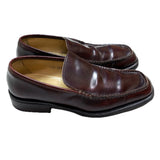 (other) 1990'S～ MADE IN ITALY OLD GUCCI SQUARE TOE LEATHER LOAFERS