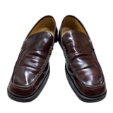 (other) 1990'S～ MADE IN ITALY OLD GUCCI SQUARE TOE LEATHER LOAFERS