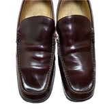 (other) 1990'S～ MADE IN ITALY OLD GUCCI SQUARE TOE LEATHER LOAFERS