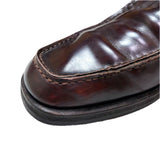 (other) 1990'S～ MADE IN ITALY OLD GUCCI SQUARE TOE LEATHER LOAFERS