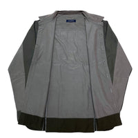(DESIGNERS) 2016 MADE IN JAPAN John UNDERCOVER 3 COLOR PANELED PATCHWORK SHIRT WITH GUSSET