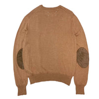 (DESIGNERS) 2018 MADE IN ROMANIA MAISON MARGIELA 14 KNIT WITH LEATHER ELBOW PATCH