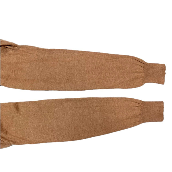Maison Margiela elbow patch knit ここのえ期 Maison Margiela // Beige Wool Elbow Patch Knit Sweater – VSP