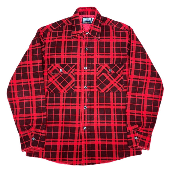 (VINTAGE) 1980'S～ MADE IN USA Fieldmaster QUILTING PRINT FLANNEL SHIRT