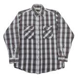 (vintage) 1990'S～ FIVE BROTHER PLAID PATTERN HEAVY FLANNEL SHIRT