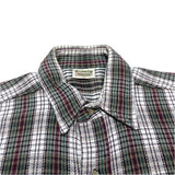 (vintage) 1990'S～ FIVE BROTHER PLAID PATTERN HEAVY FLANNEL SHIRT