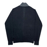 (designers) 2000'S～ ARMANI COLLEZIONI LAYERED STYLE DESIGN SILK KNIT CARDIGAN