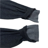 (designers) 2000'S～ ARMANI COLLEZIONI LAYERED STYLE DESIGN SILK KNIT CARDIGAN