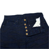 (DESIGNERS) MADE IN JAPAN ink TIGER STRIPED CAMOUFLAGE PATTERN 5 POCKET PANTS