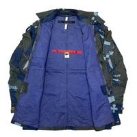 (DESIGNERS) MADE IN ITALY GRIFFIN DISTRESSED ALL OVER PRINT MILITARY BDU JACKET
