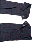 (DESIGNERS) 2017 UNDER COVER LATTICE PATTERN LINEN 100% 3 BUTTON BLAZER JACKET