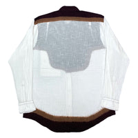 (DESIGNERS) 2000'S～ MADE IN INDIA HaaT DYED STAND UP COLLAR SHIRT