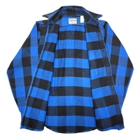 (VINTAGE) 1980'S～ MADE IN USA FIVE BROTHER BLOCK CHECKERED HEAVY FLANNEL SHIRT