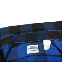 (VINTAGE) 1980'S～ MADE IN USA FIVE BROTHER BLOCK CHECKERED HEAVY FLANNEL SHIRT