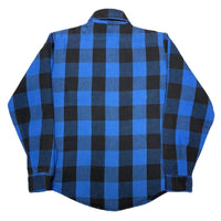 (VINTAGE) 1980'S～ MADE IN USA FIVE BROTHER BLOCK CHECKERED HEAVY FLANNEL SHIRT