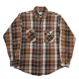 (vintage) 1980'S～ MADE IN USA FIVE BROTHER PLAID PATTERN HEAVY FLANNEL SHIRT