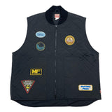 (vintage) 2000'S～ HINSON QUILTING VEST WITH 6 PATCHES
