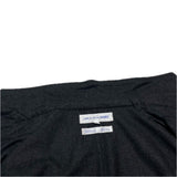 (designers) 2004 MADE IN FRANCE COMME des GARCONS SHIRT ZIPPERED DESIGN WRINKLED WOOL BLAZER JACKET