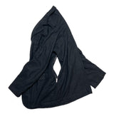 (designers) 2004 MADE IN FRANCE COMME des GARCONS SHIRT ZIPPERED DESIGN WRINKLED WOOL BLAZER JACKET