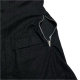 (designers) 2004 MADE IN FRANCE COMME des GARCONS SHIRT ZIPPERED DESIGN WRINKLED WOOL BLAZER JACKET