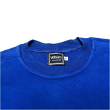 (DESIGNERS) MADE IN ITALY VERSACE JEANS COUTURE MEDUSA EMBROIDERED FRONT BRUSHED SWEAT SHIRT