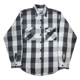 (VINTAGE) 1980'S～ MADE IN USA FIVE BROTHER BLOCK CHECKERED HEAVY FLANNEL SHIRT