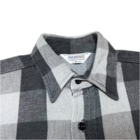 (VINTAGE) 1980'S～ MADE IN USA FIVE BROTHER BLOCK CHECKERED HEAVY FLANNEL SHIRT