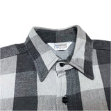 (VINTAGE) 1980'S～ MADE IN USA FIVE BROTHER BLOCK CHECKERED HEAVY FLANNEL SHIRT