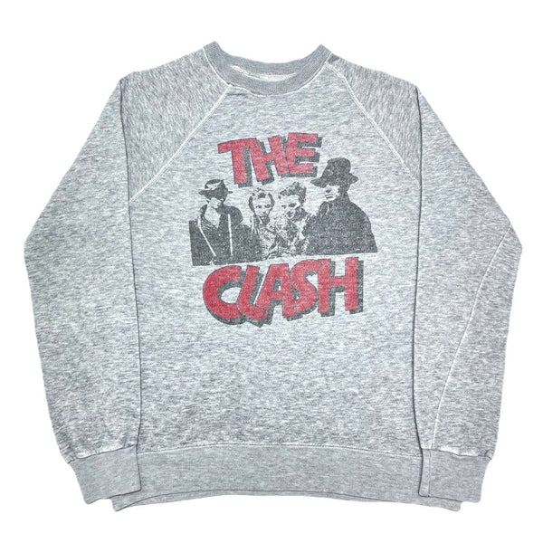 (VINTAGE) 1980'S～ UNKNOWN THE CLASH PRINT SWEAT SHIRT