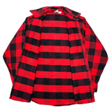 (VINTAGE) 1990'S～ MADE IN USA PRENTISS BLOCK CHECKERED HEAVY FLANNEL SHIRT
